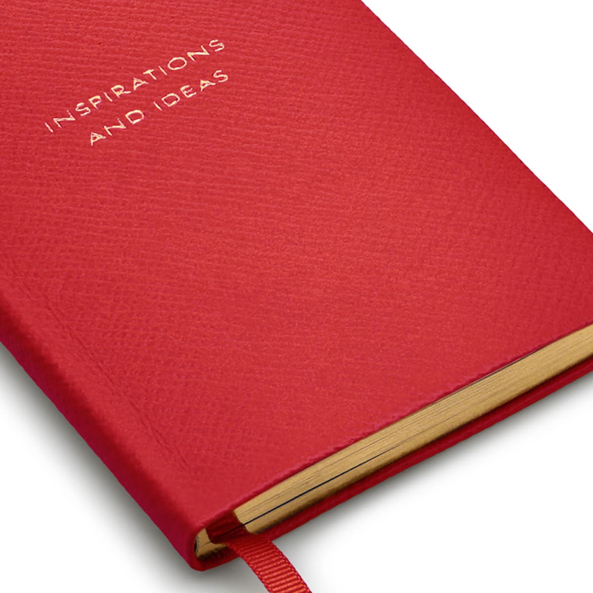 Buy Inspirations and Ideas Panama Notebook - Scarlet Red from Smythson