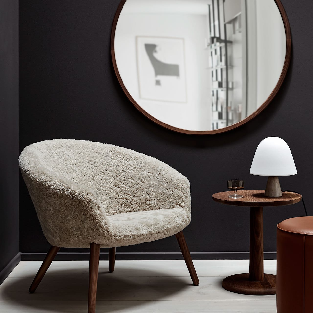 Ditzel Lounge Chair - Sheepskin
