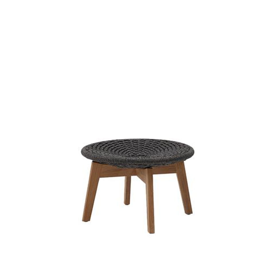 Peacock Footstool Soft Rope