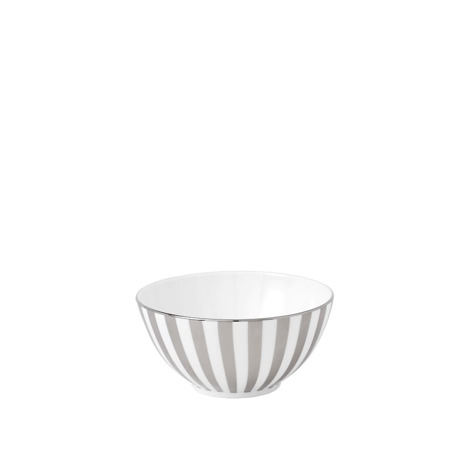 Jasper Conran Platinum Striped Gift Bowl