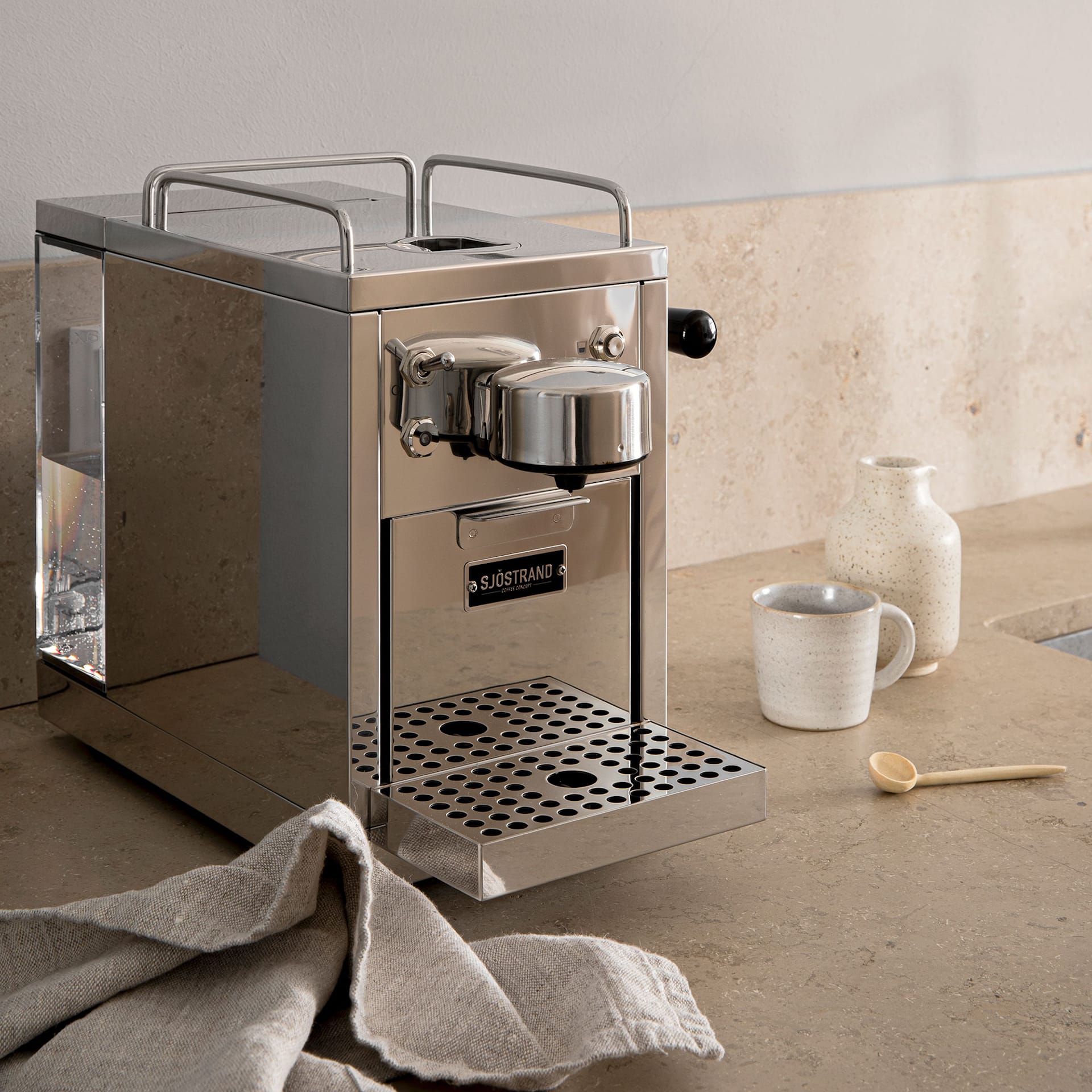 Sjostrand shop coffee machine