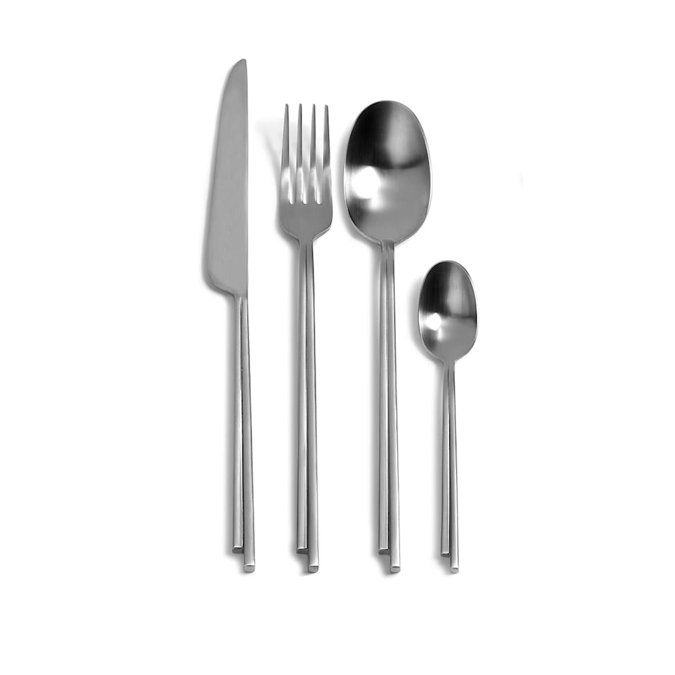 Cutlery Set In Gift Box Stainless Steel Dune - Set of 24