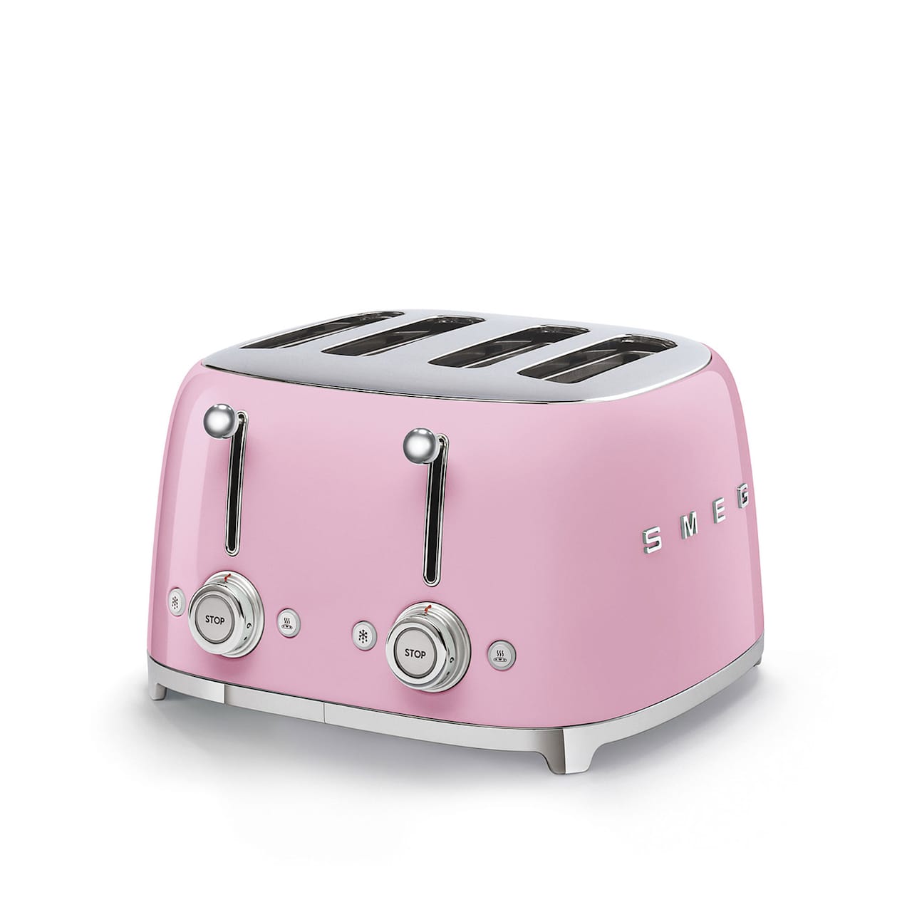 Smeg 4 Slot Toaster Pink