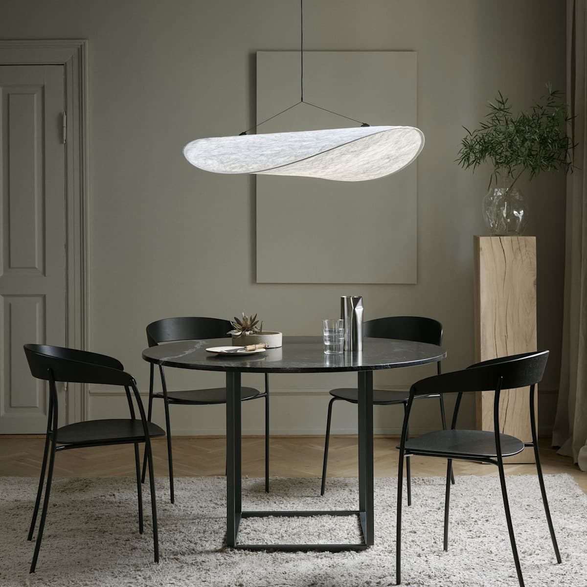 Florence White Round Dining Table 120cm