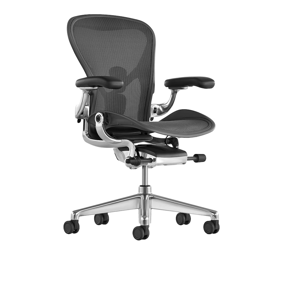 Aeron Chair PostureFit SL - Graphite/Polished Aluminium