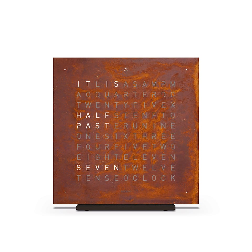 Qlocktwo Touch Special Edition - Creator's Edition Rust