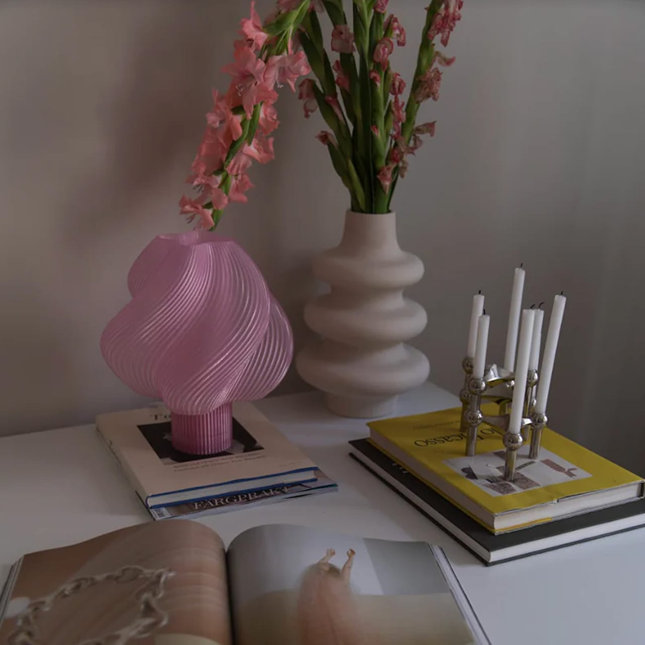 Soft Serve Table Lamp Regular - Rose Sorbet