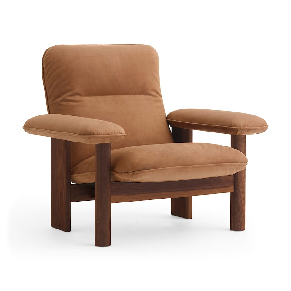 Brasilia Lounge Chair - Walnut