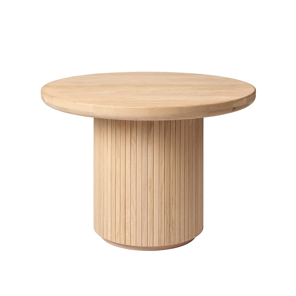 Moon Coffee Table Round Soaped Oak