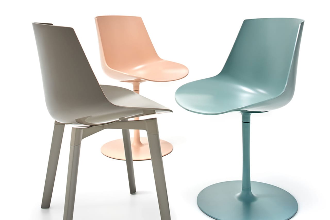 Flow Chair Color Soft Touch Cross Base
