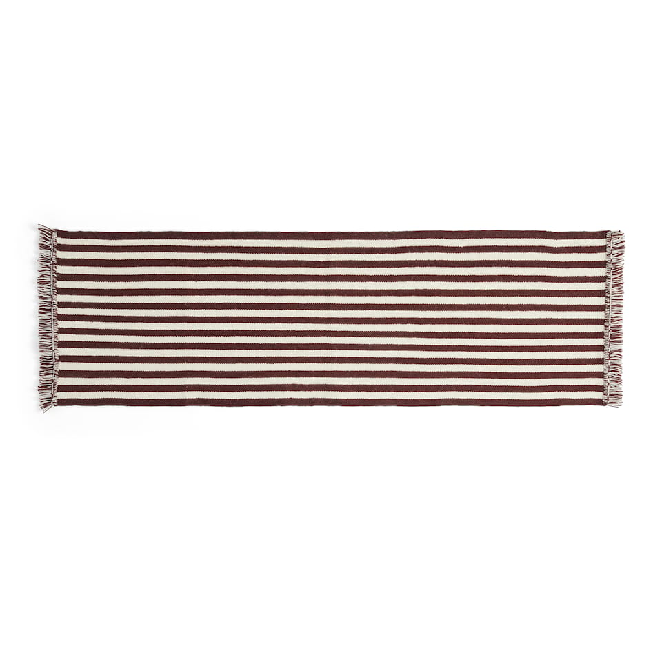 Stripes and Stripes Wool Mat Cream