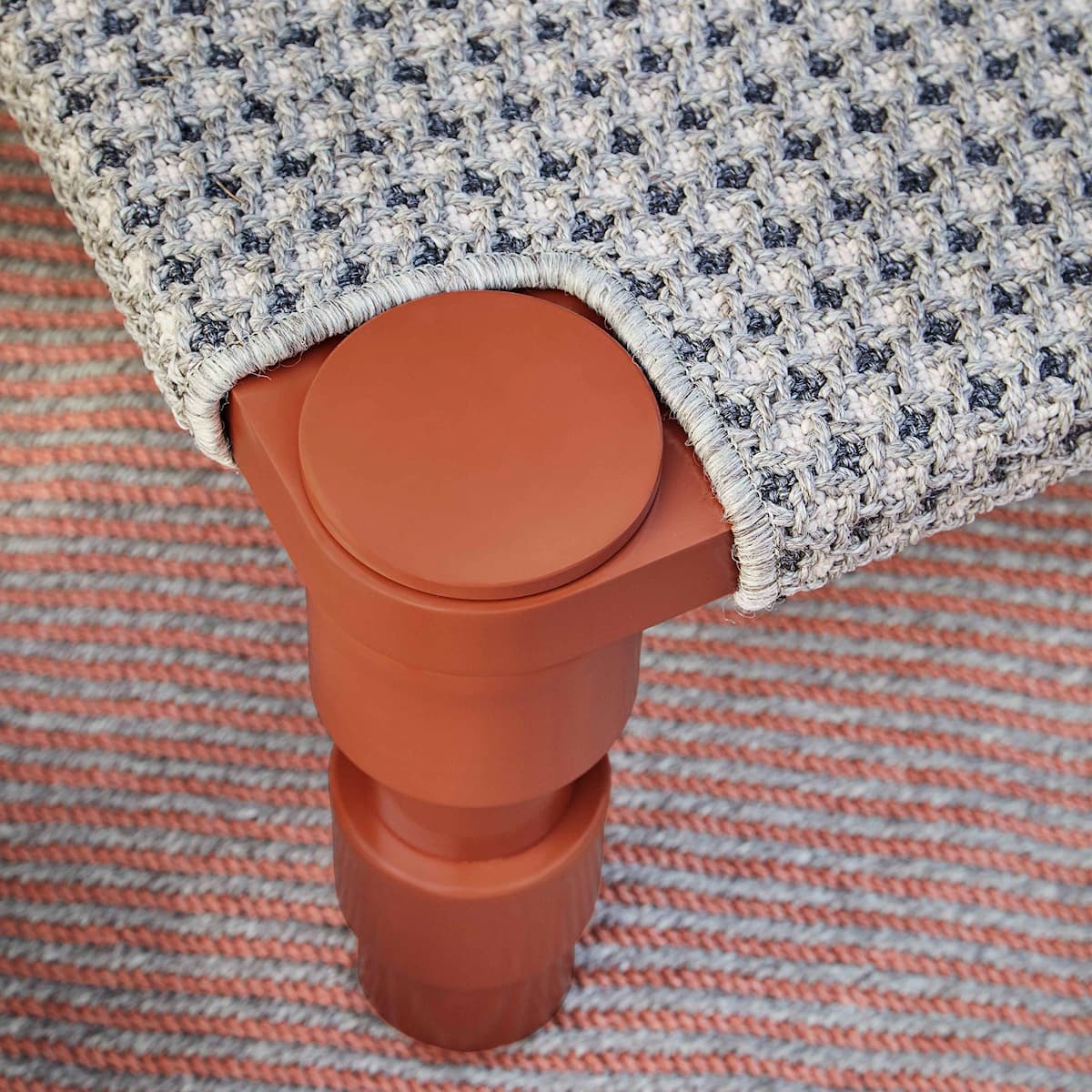 Garden Layers Rug - Diagonal Almond/Peach