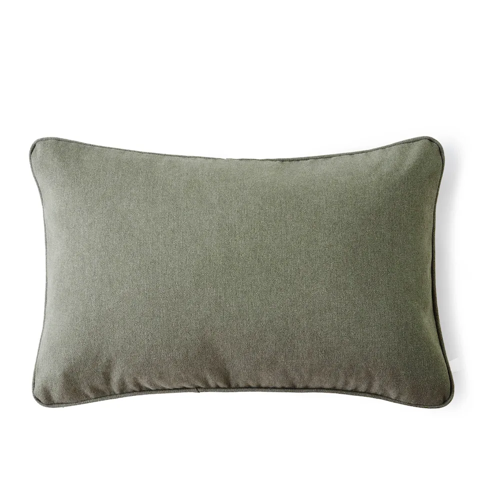 NO GA Cotton Canvas Cushion 60 x 40 cm - Pepeplus Green