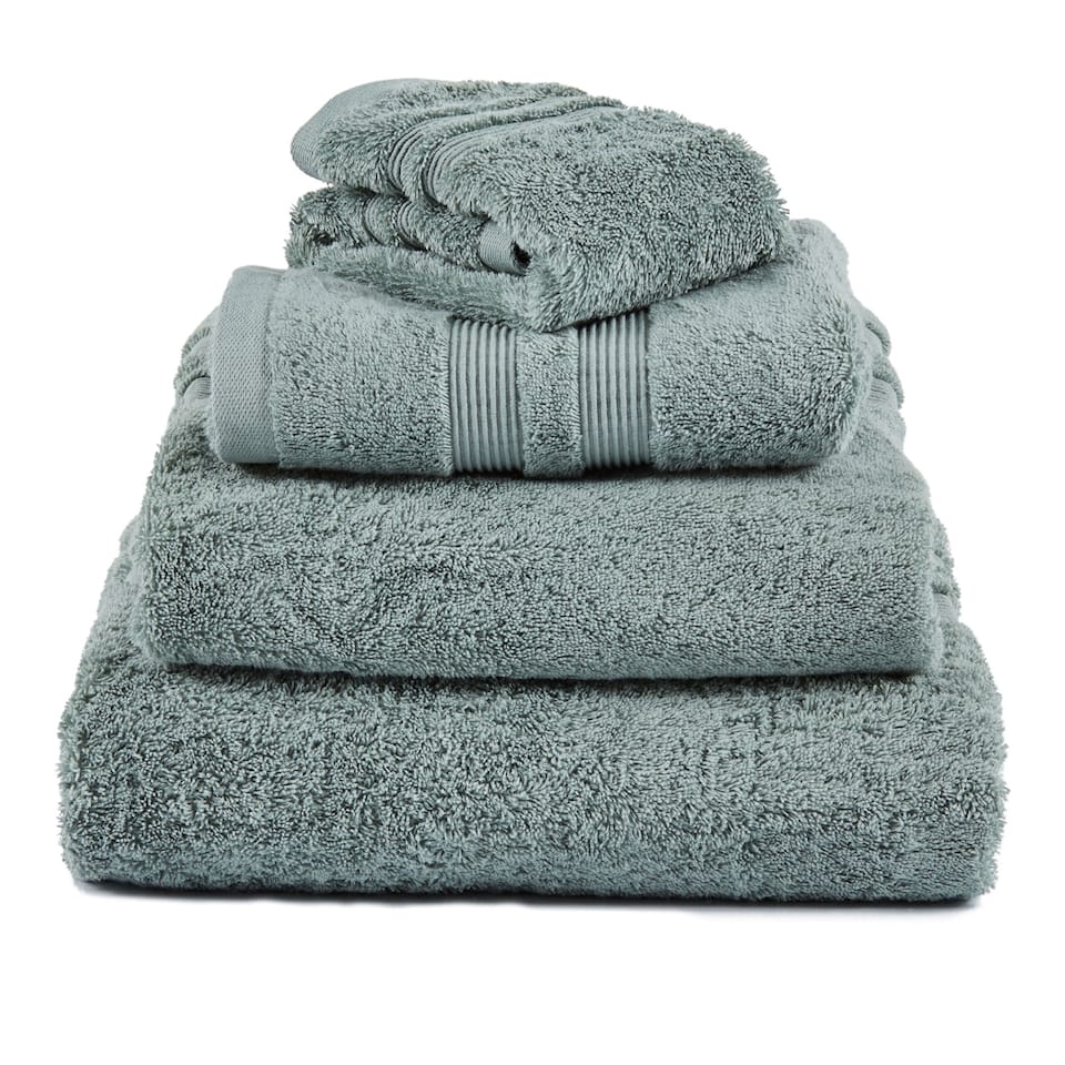 Fontana Towel Organic Grey Green