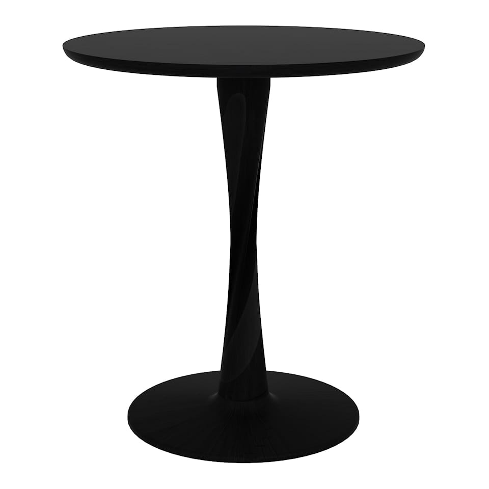 Torsion Dining Table Round Black