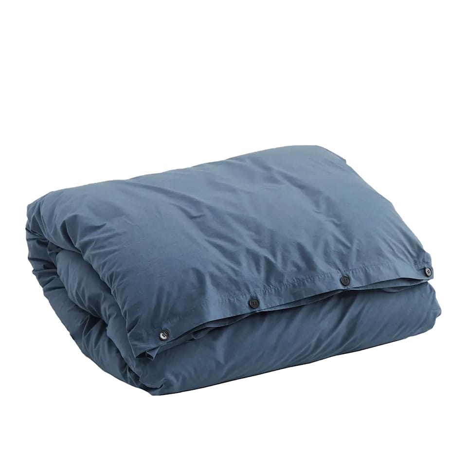 Percale Cotton Duvet Cover Midnight Blue