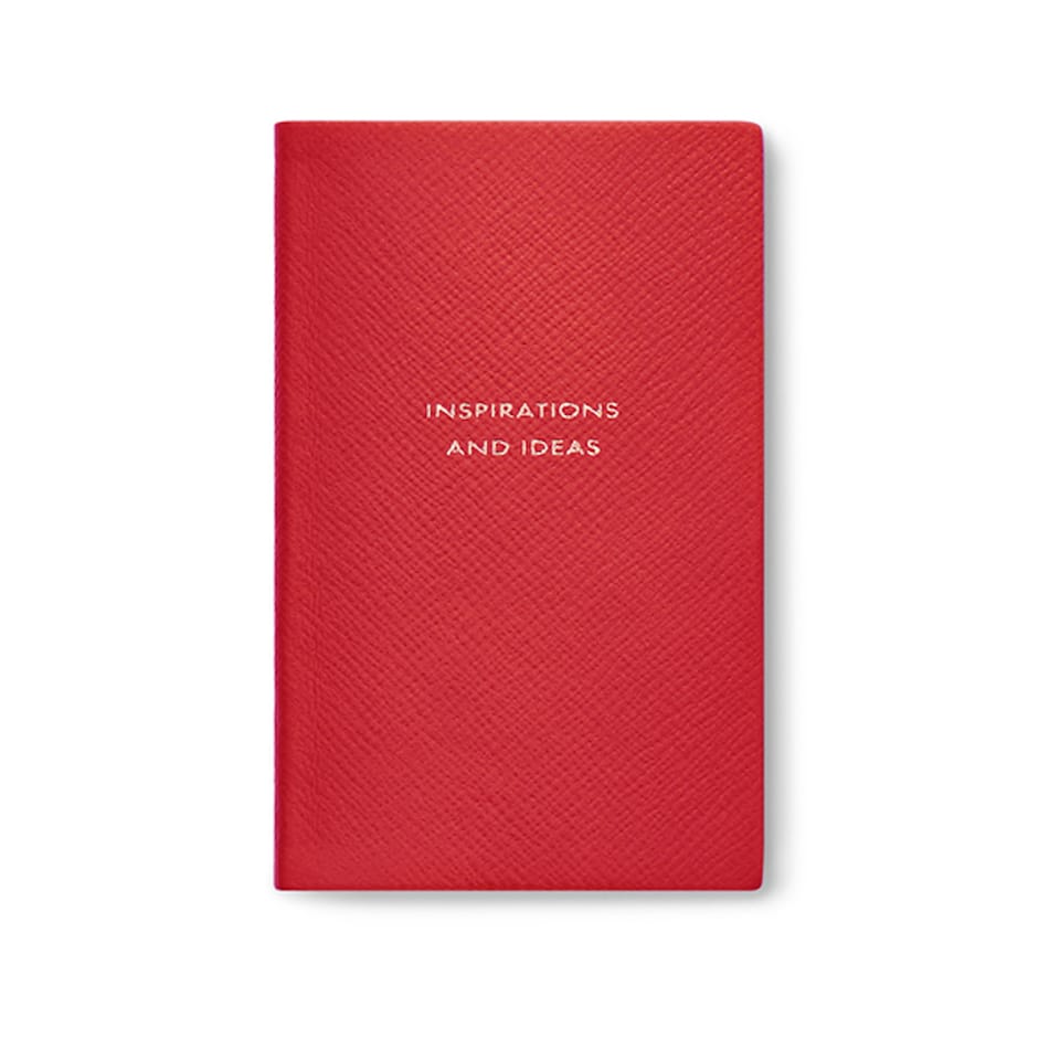 Inspirations and Ideas Panama Notebook - Scarlet Red