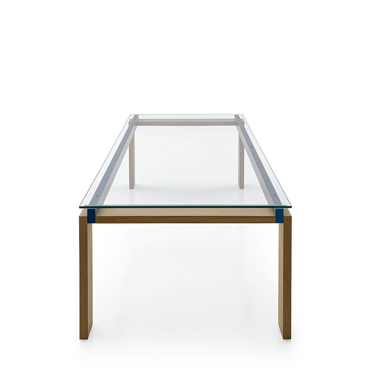 Parallel Structure Glass Table