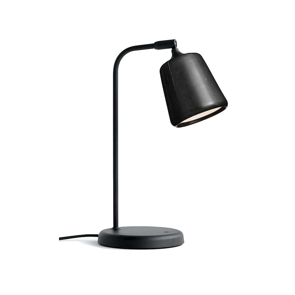 Material Table Lamp - Black Marble