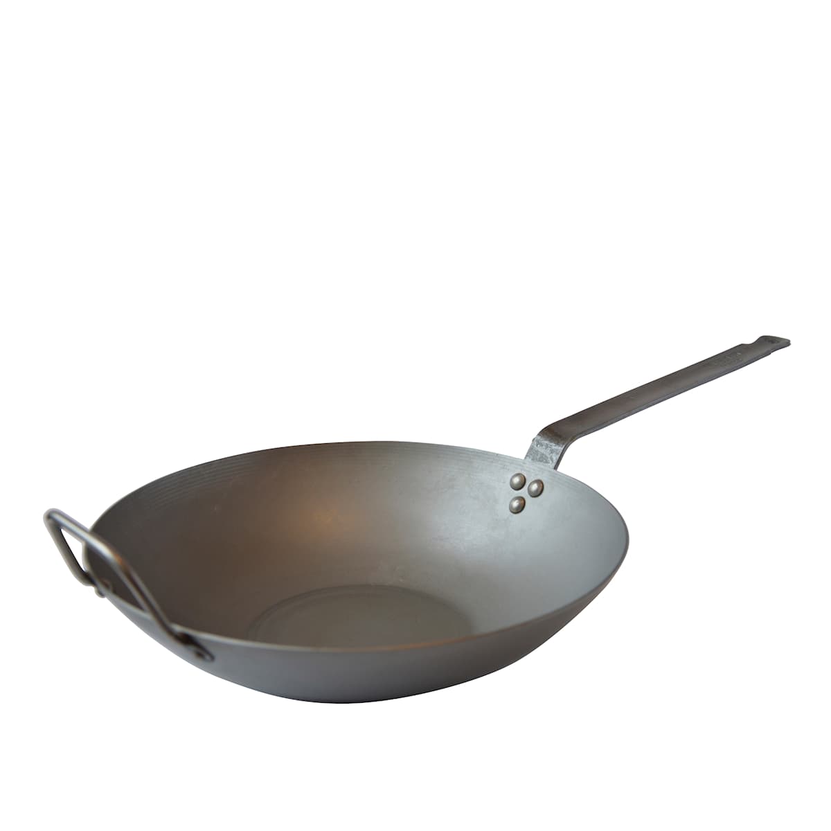 Mauviel M'STEEL Black Carbon Steel Crepe Pan With Iron Handle, 9.4