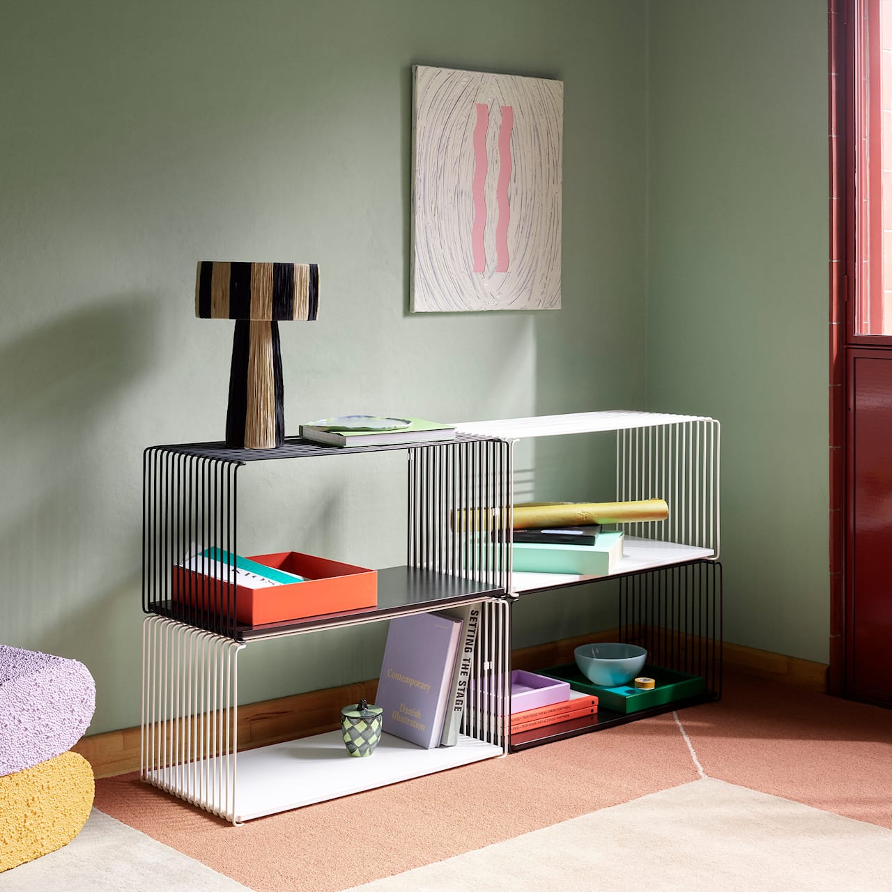 Panton Wire Inlay Shelf Extended
