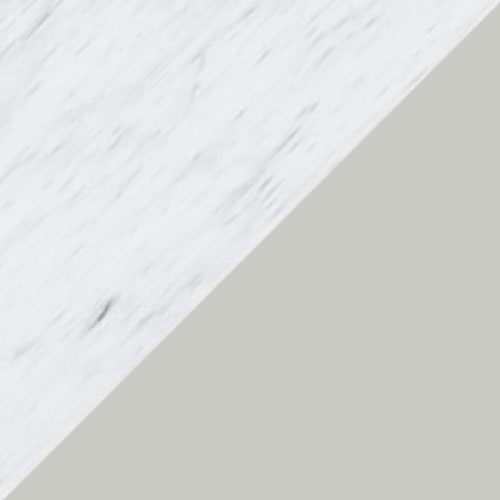 White Carrara Marble/White Legs