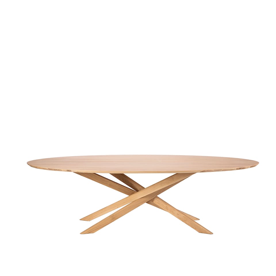 Mikado Oval Dining Table Oak