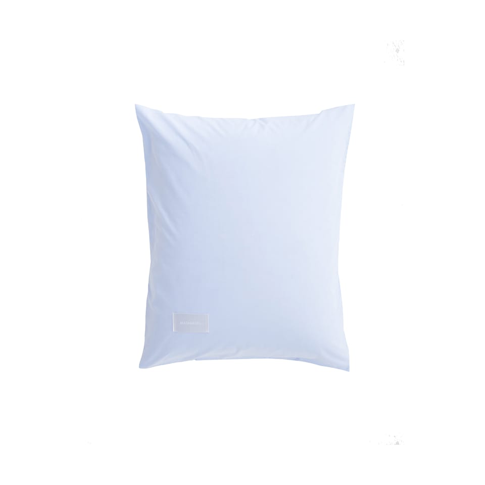 Wall Street Pillow Case Poplin Light Blue