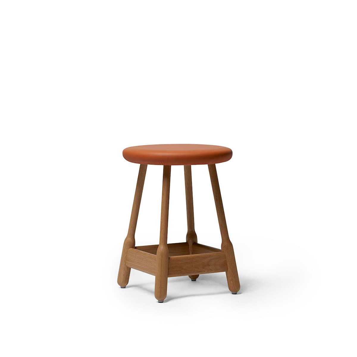 Albert Stool - Seat upholstered