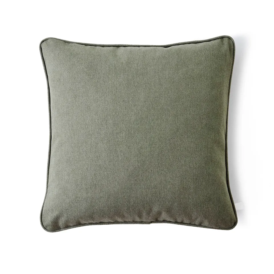 Cotton Canvas Cushion - 50 x 50 cm, Pepeplus Green