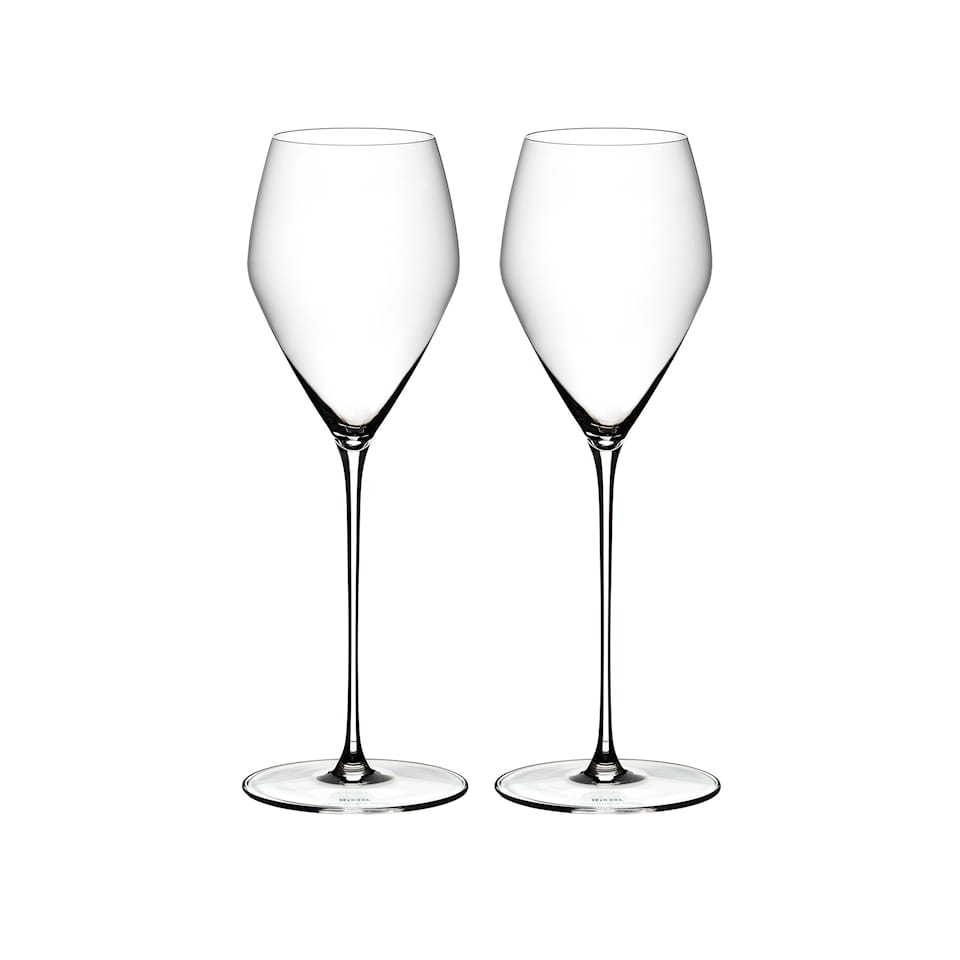 Veloce Champagne Wine Glass 2-Pack