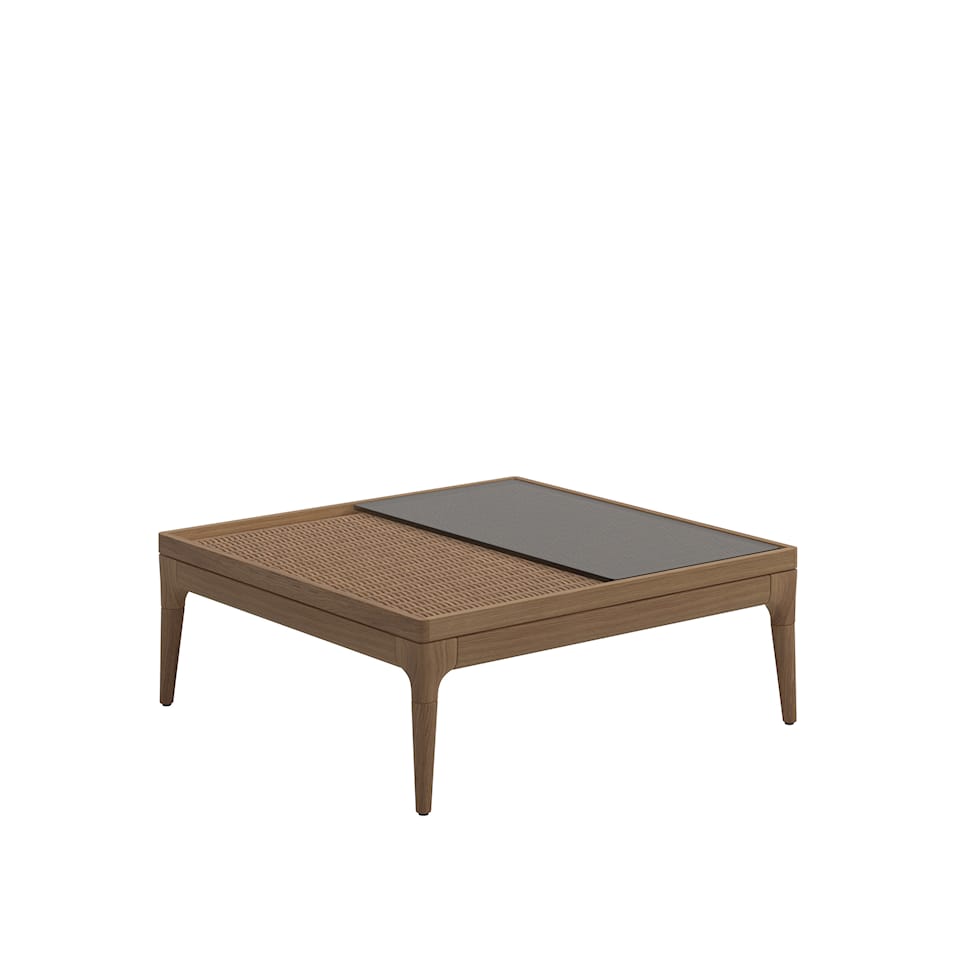 Lima Coffee Table with Glass Table Top
