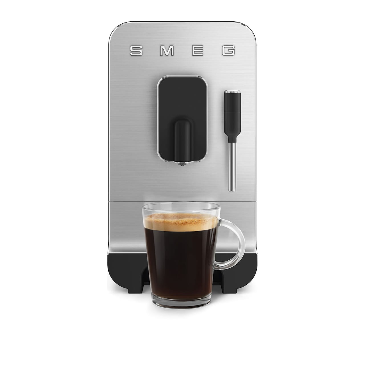Smeg Automatic Coffee Machine With Steam Wand Black