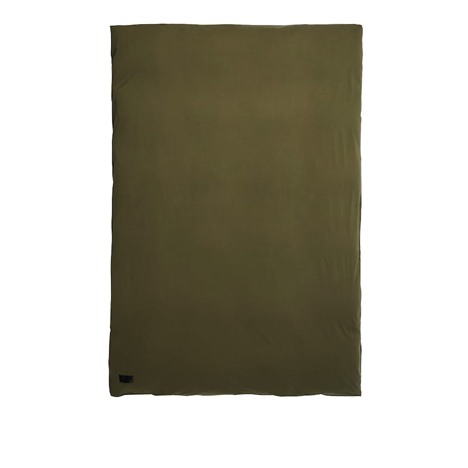 Nude Duvet Cover Jersey - Washed Army Green