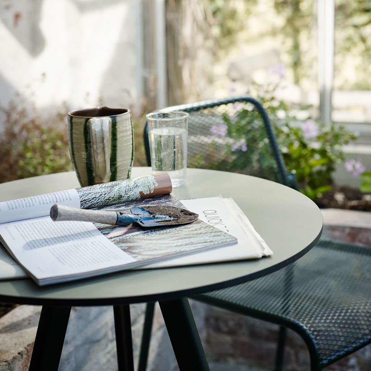 Overlap Table Ø85 Ocean Grey/Hunter Green