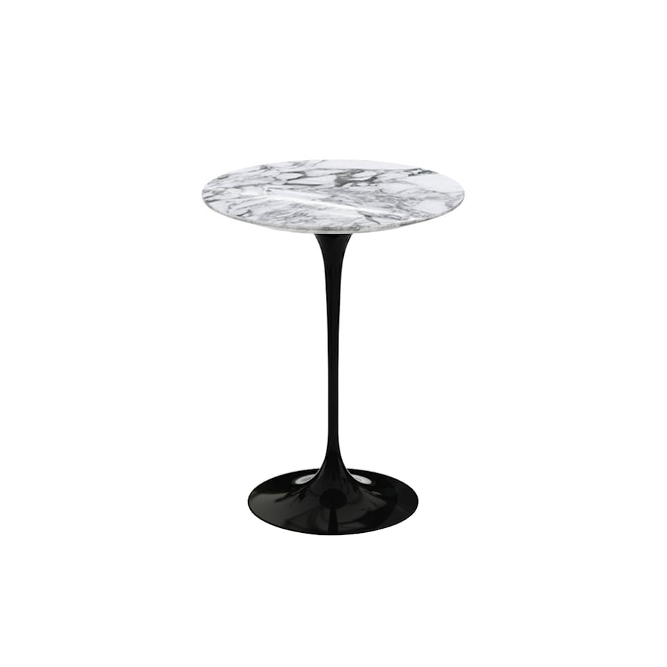 Saarinen Round Side Table - Black