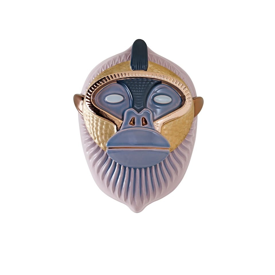 Primates Kandti Mask - Liliac Grey/Glossy Sugar Paper