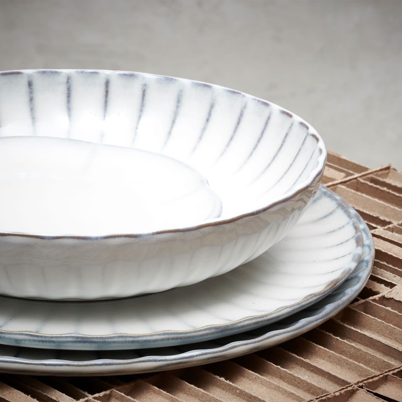Inku High Plate - White