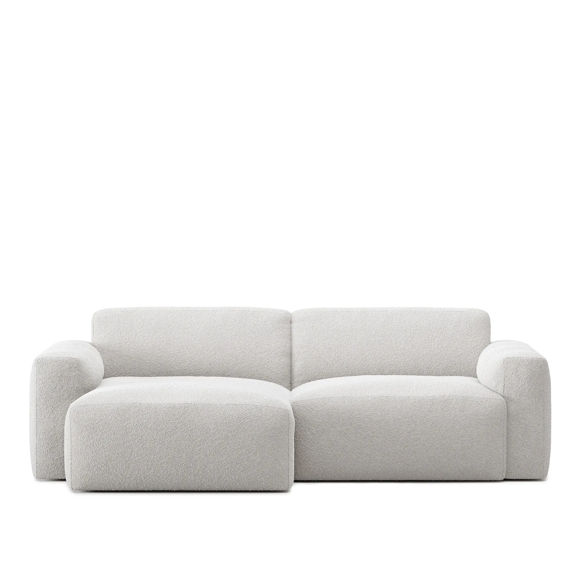 Brick 2-Seater Chaise Lounge Left - NO GA - NO GA