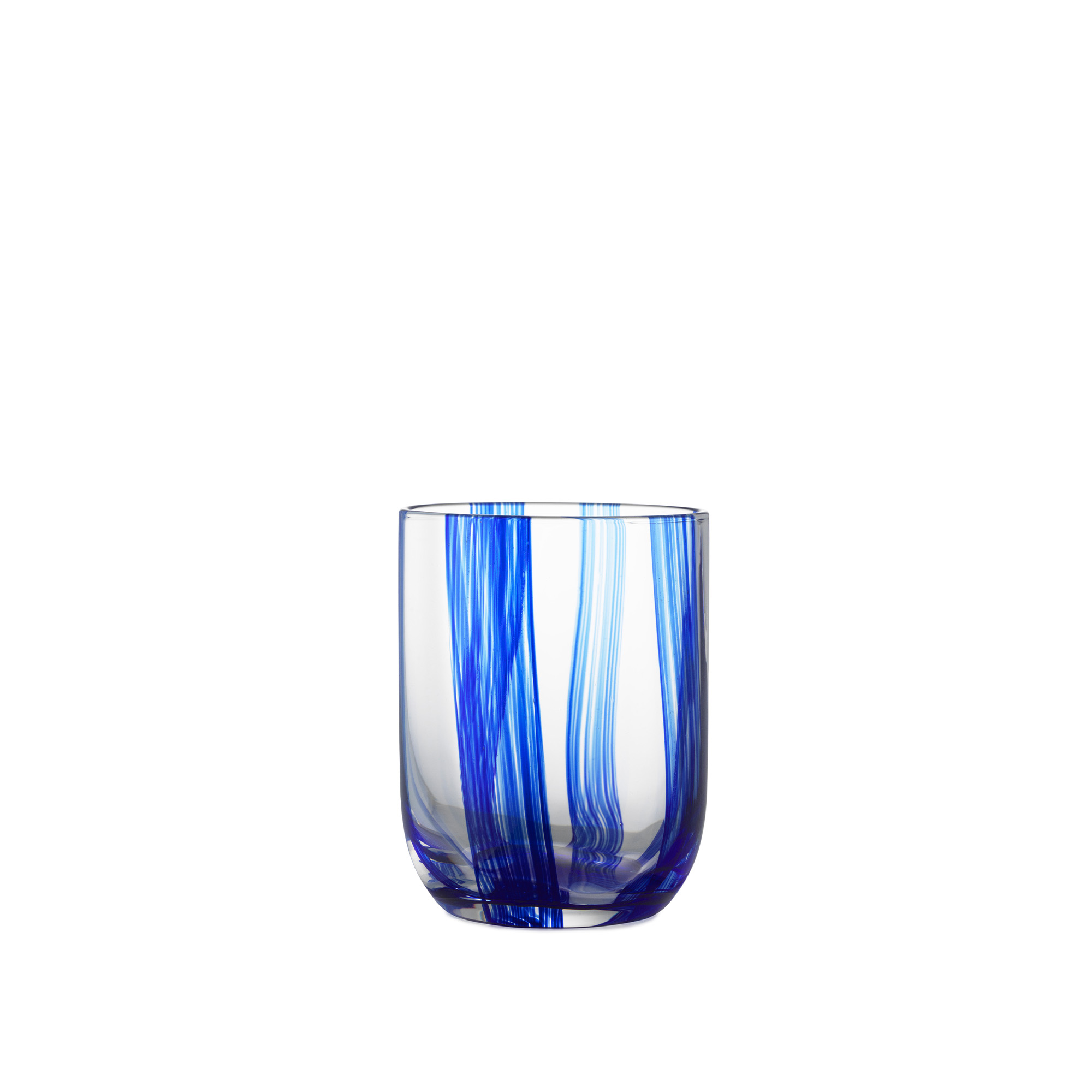 Stripe Glass, 39 cl - Blue Stripes