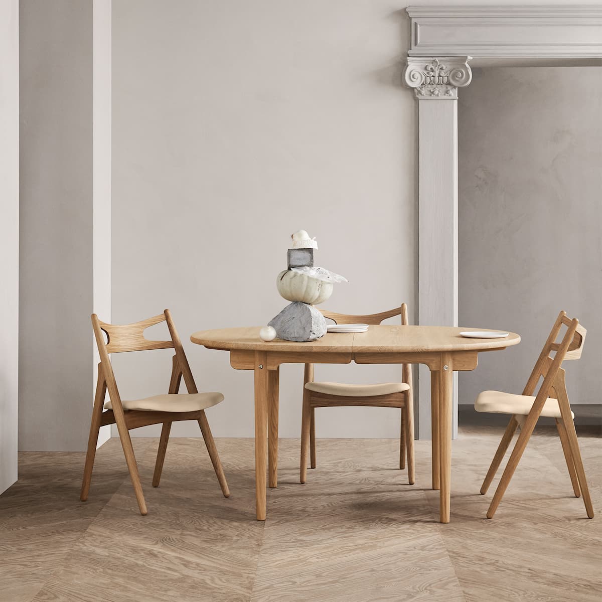 Buy CH29P Sawbuck Chair from Carl Hansen