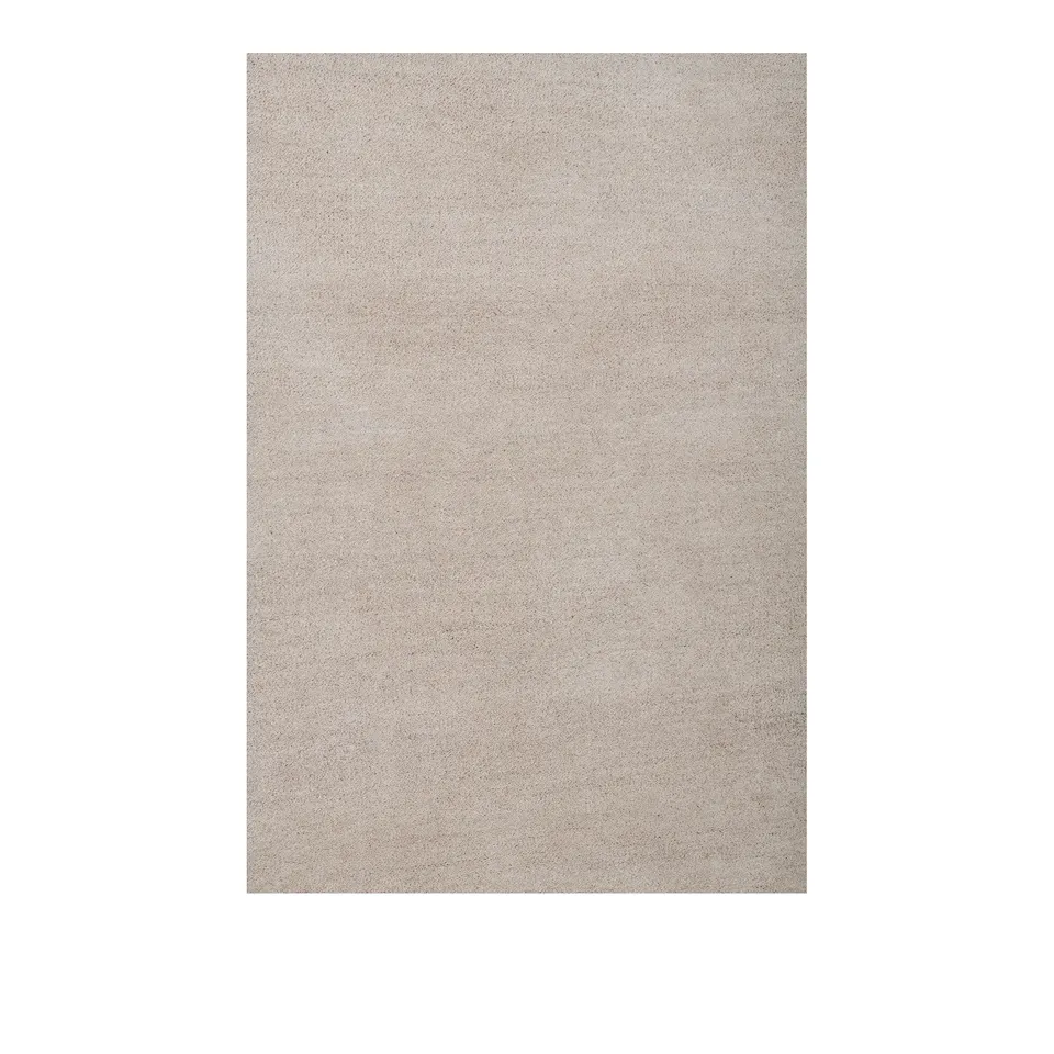 Solid Wool Soft Beige 2x3