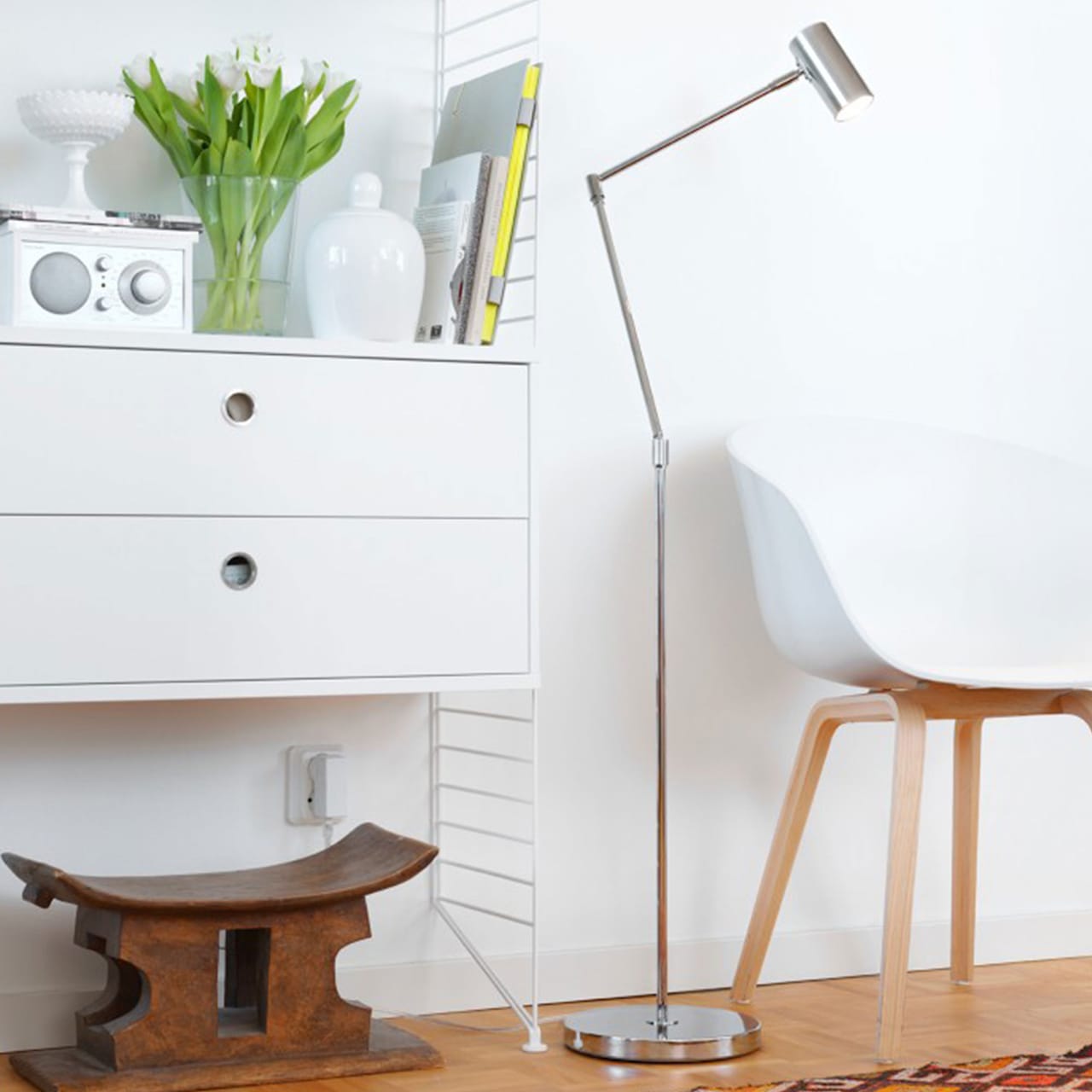 Minipoint Floor Lamp with Arm