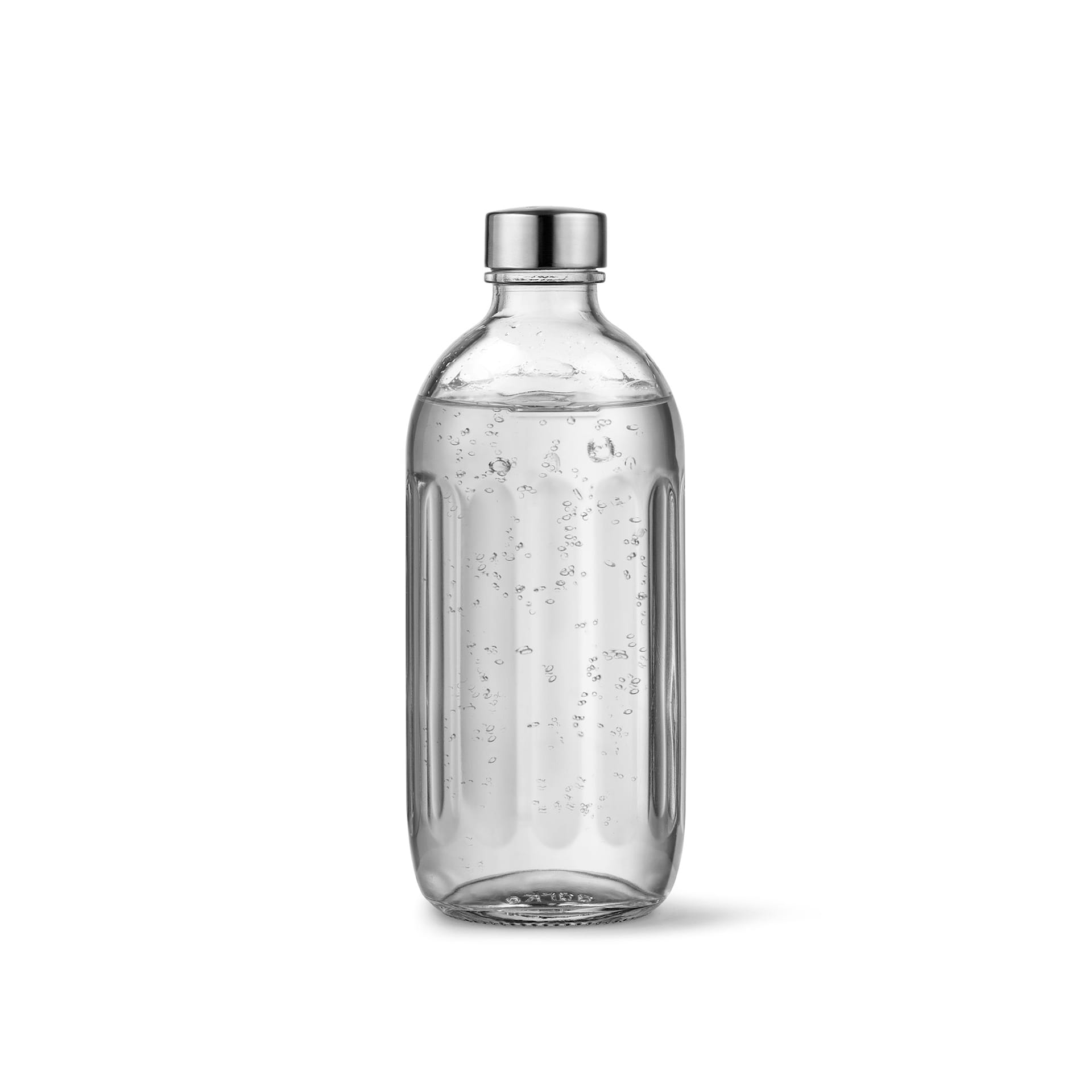 K b Glass Bottle For C Pro Polished Steel fra Aarke NO GA