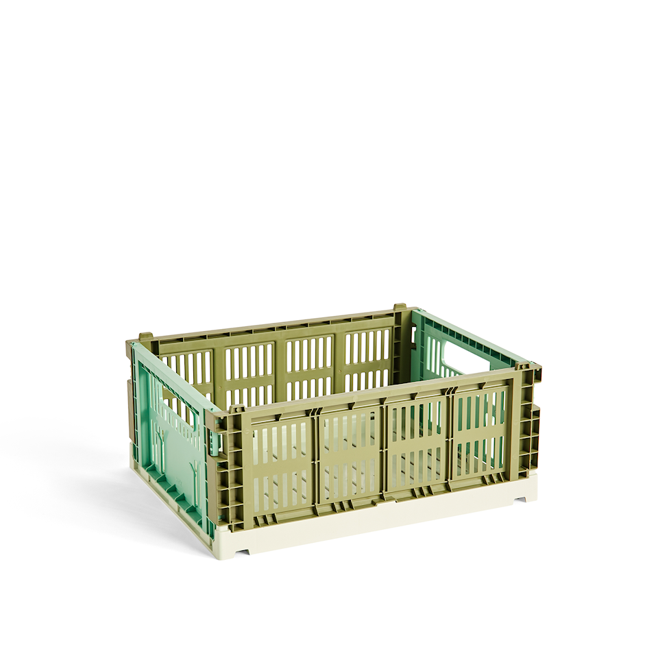 HAY Colour Crate Mix Olive Dark Mint