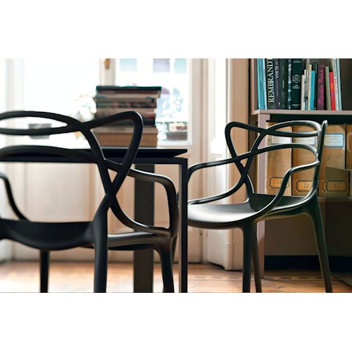 Kartell masters shop chair black