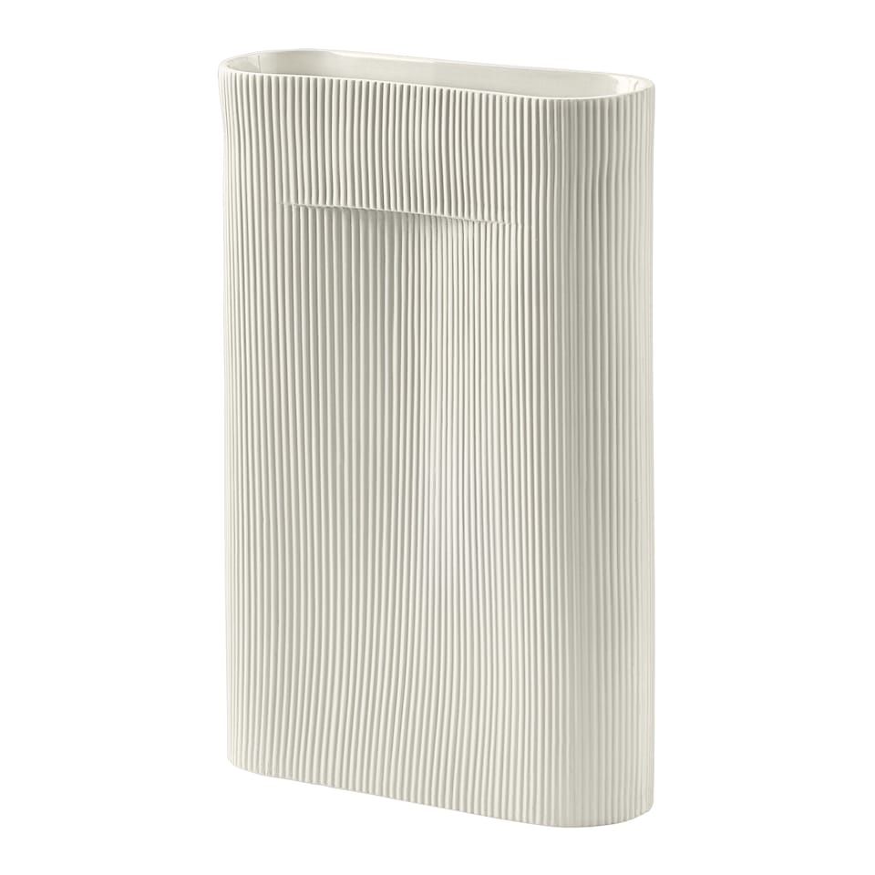 Rigde Vase Off-White