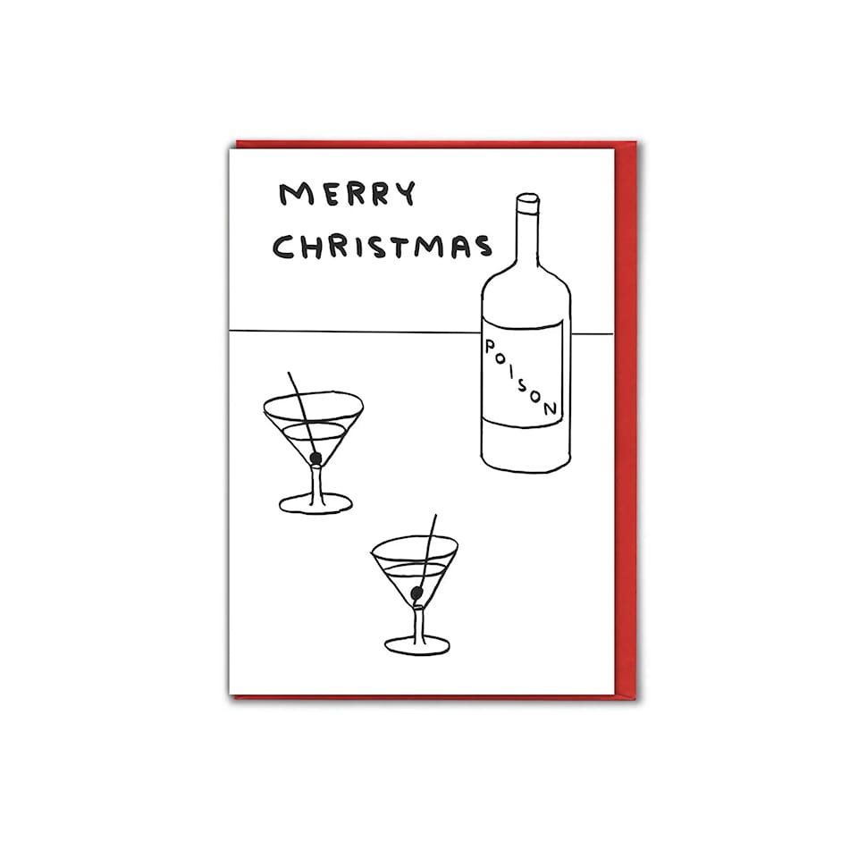 David Shrigley Christmas Poison Card