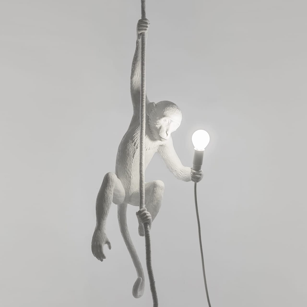 The Monkey Lamp Ceiling - Hvit