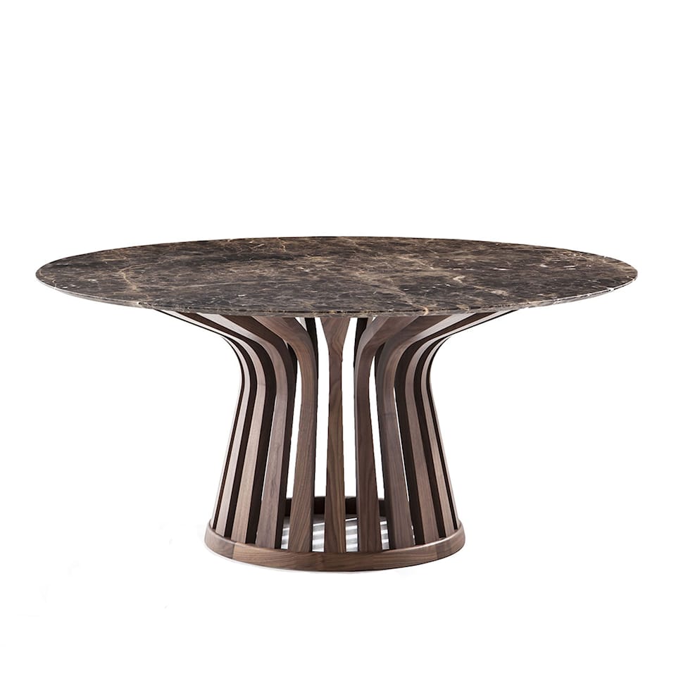 390 Lebeau Wood Table Ø 165 cm